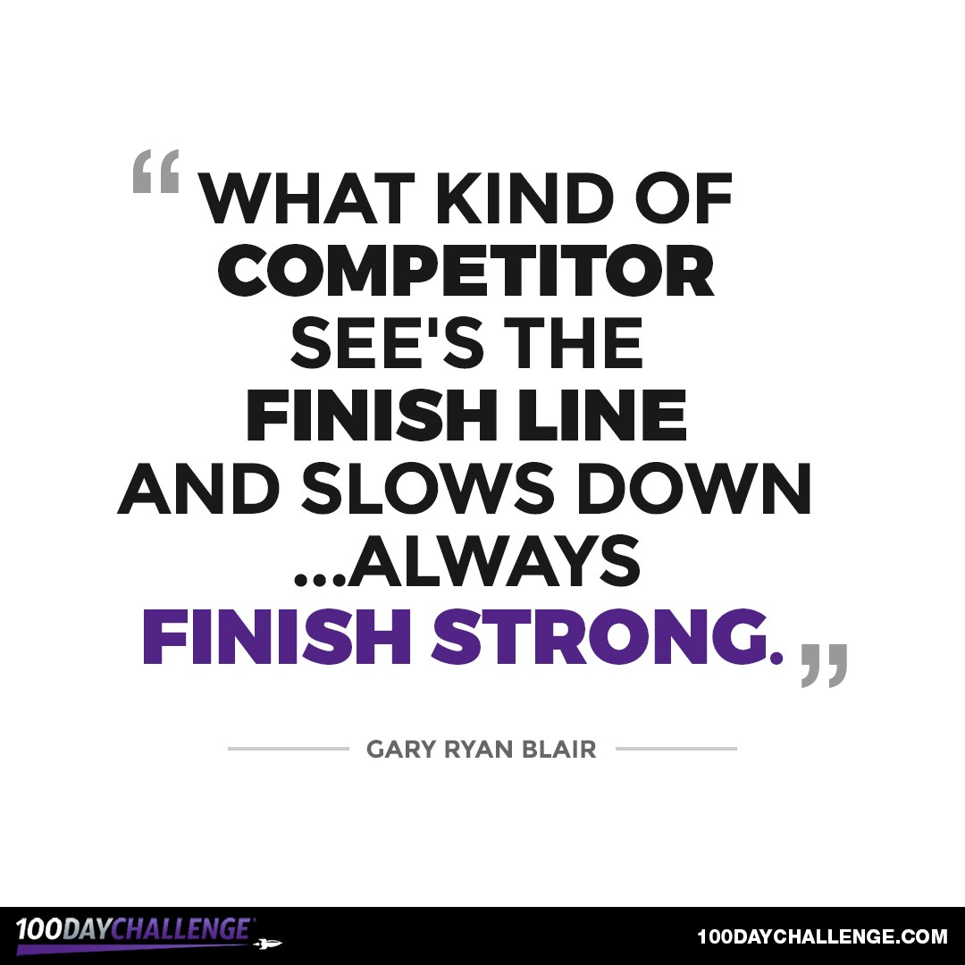 Finish Strong - Seven Steps To A Great Finish